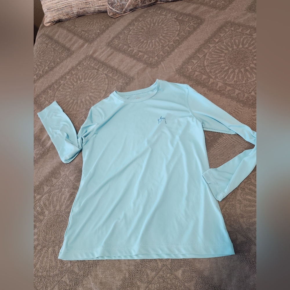 😀 Guy Harvey Aqua Long Sleeve Swim Shirt